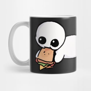 TBH creature eating a sandwich Mug